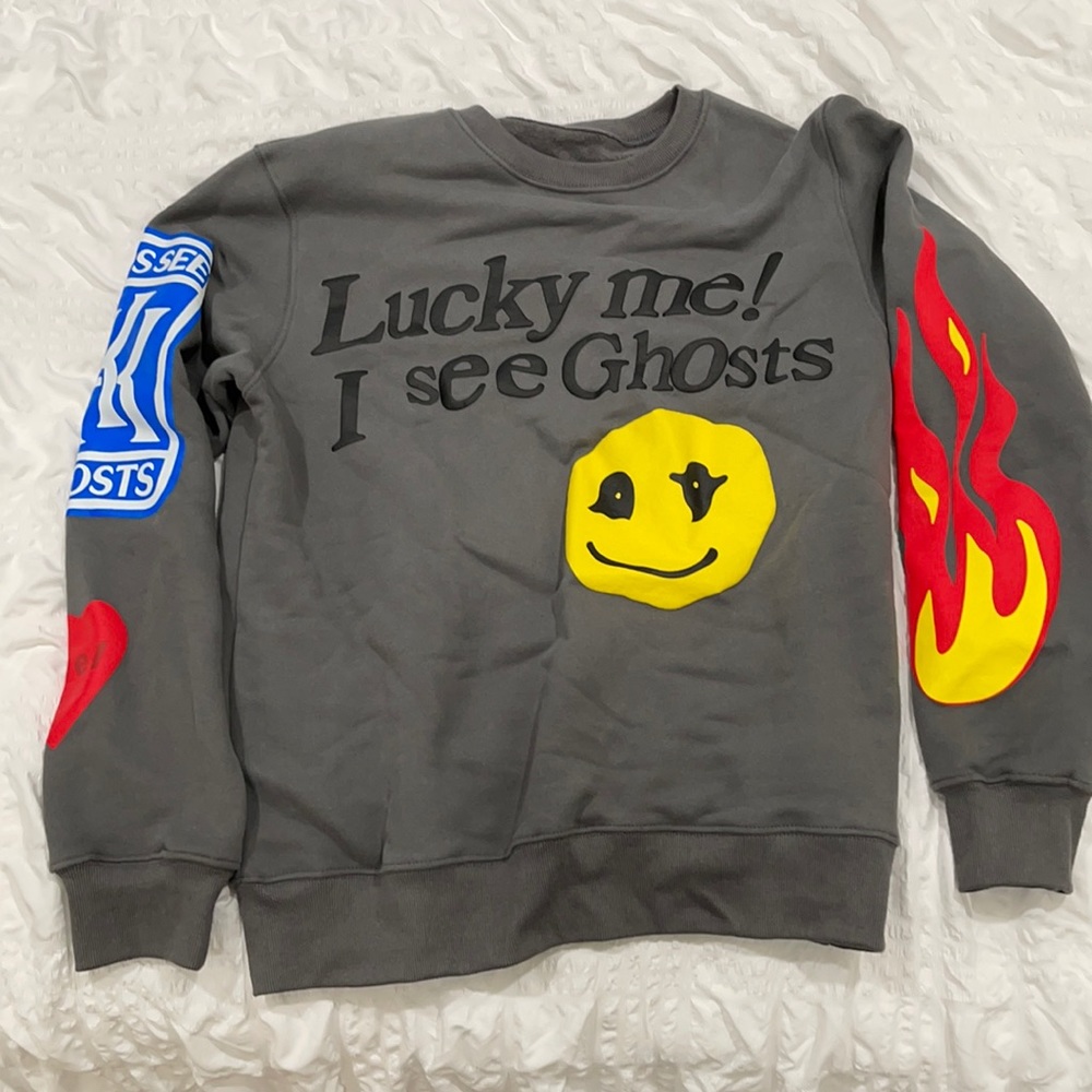 Kids see ghosts sweatshirt in large